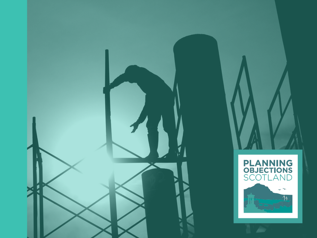 Rear elevation of property subject to withdrawn takeaway flue application – East Dunbartonshire