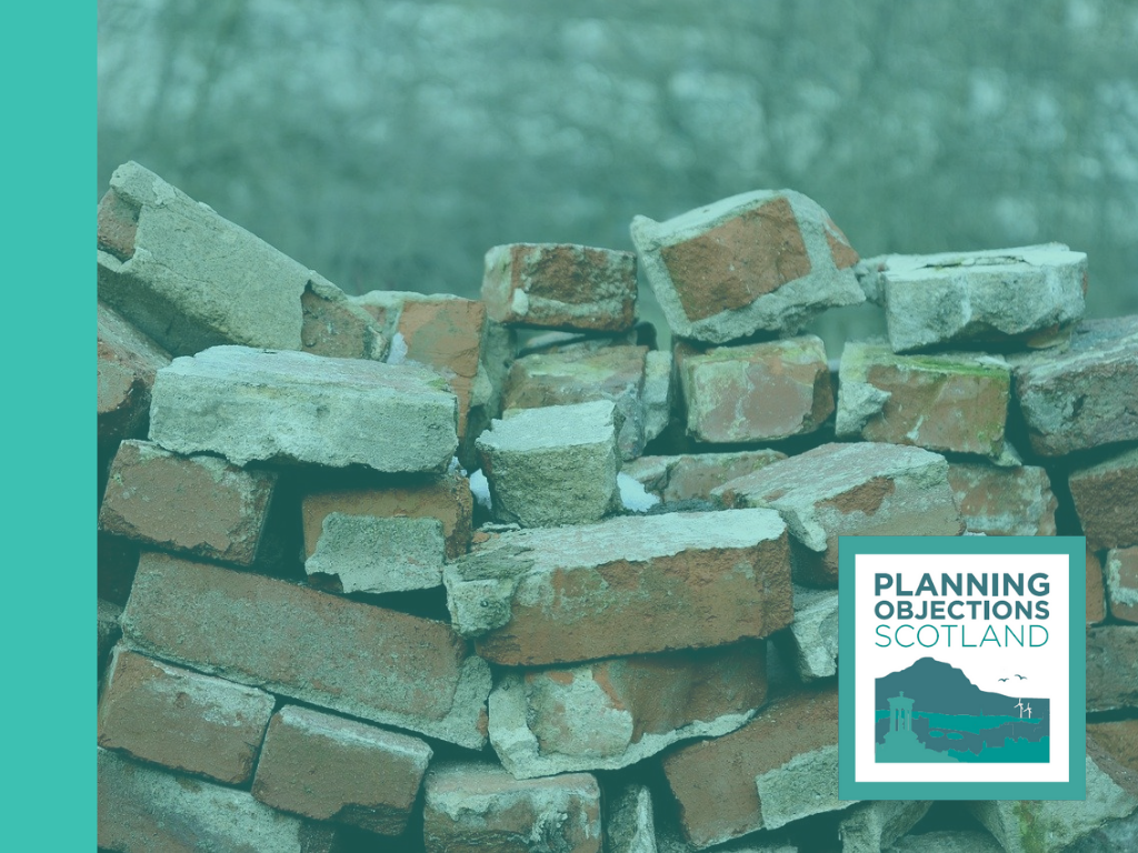 Perth & Kinross Council case: dwelling application withdrawn after objection