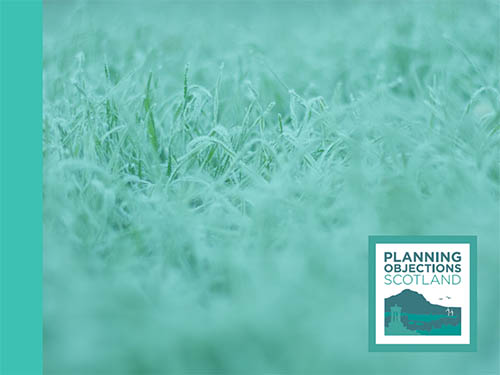 Planning objection success – open space development rejected