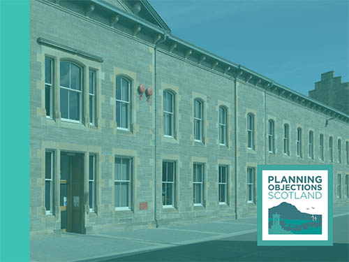 Garage application site – Perth and Kinross 2023 withdrawn after objection